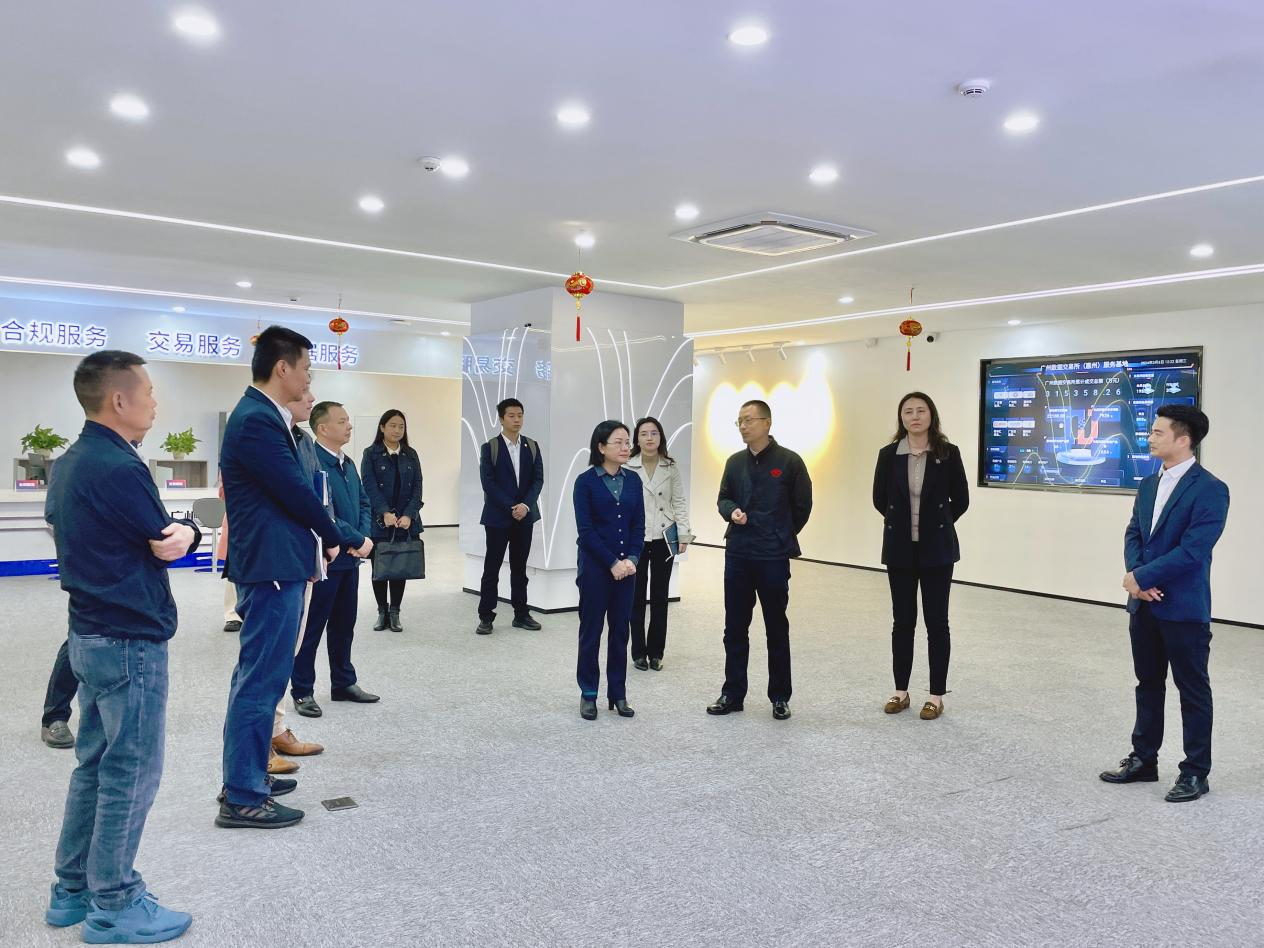 基地运营|省政数局党组成员、副局长熊雄一行到惠州服务基地调研(图1)